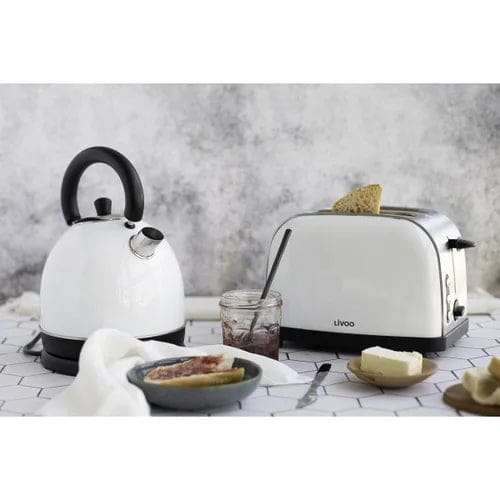 Set petit déjeuner LIVOO vintage blanc (DOD136W) Set petit déjeuner LIVOO vintage blanc (DOD136W)